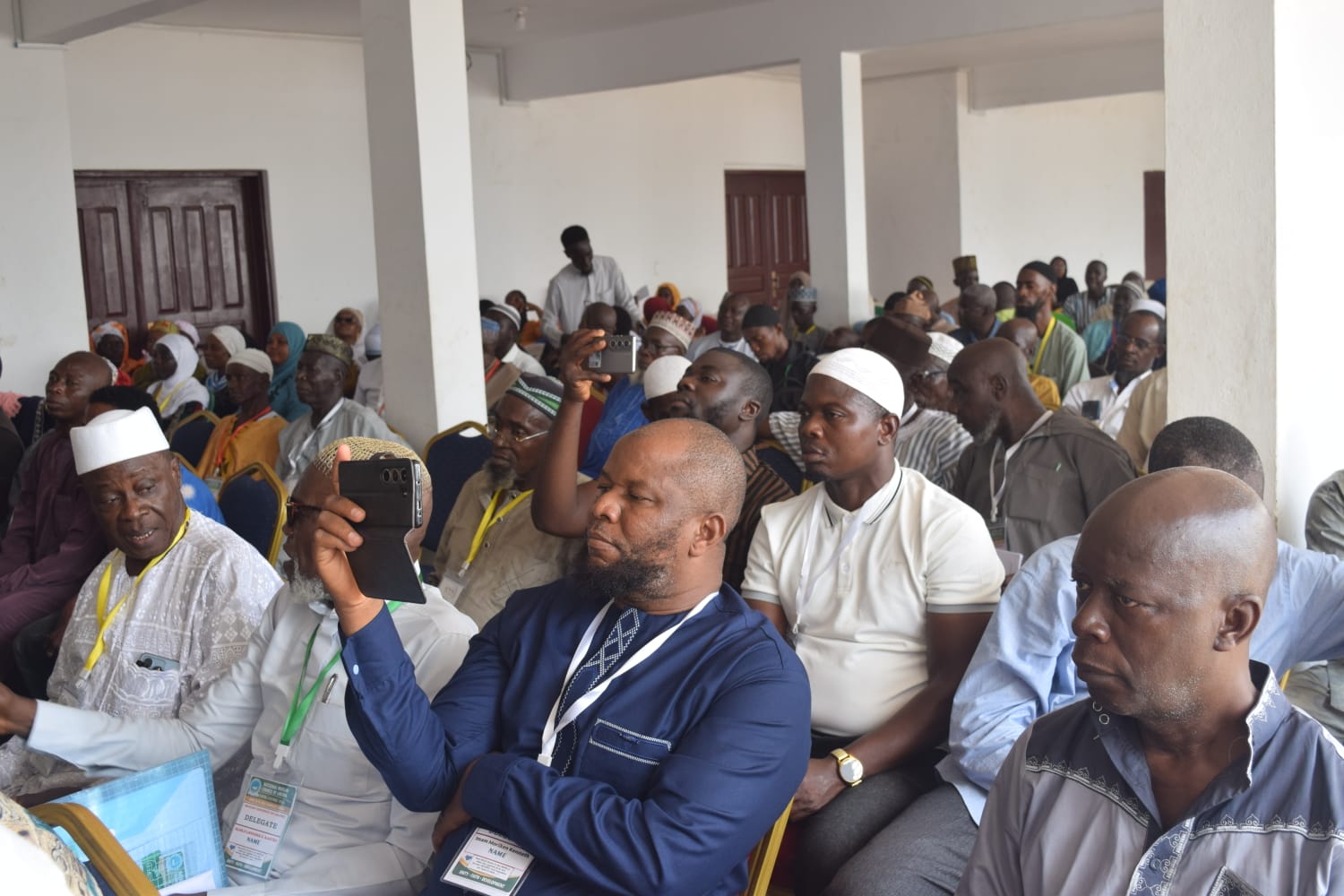 Assembly audience during closing remarks